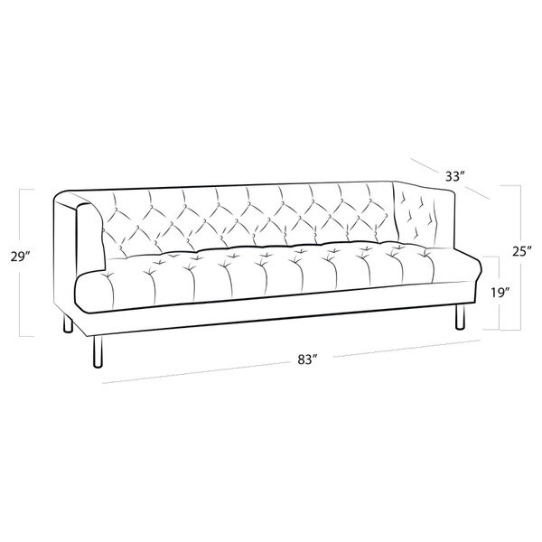 Stella Velvet Sofa